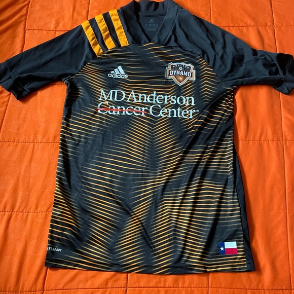adidas Other - Adidas Houston Dynamo Jersey Youth 15-16 Away Black Soccer Aeroready